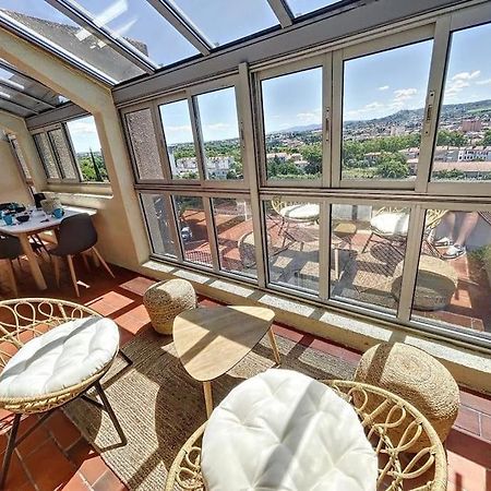 Le Panoramique - Sublime Vue Sur La Cite Apartment การ์กาซอน ภายนอก รูปภาพ