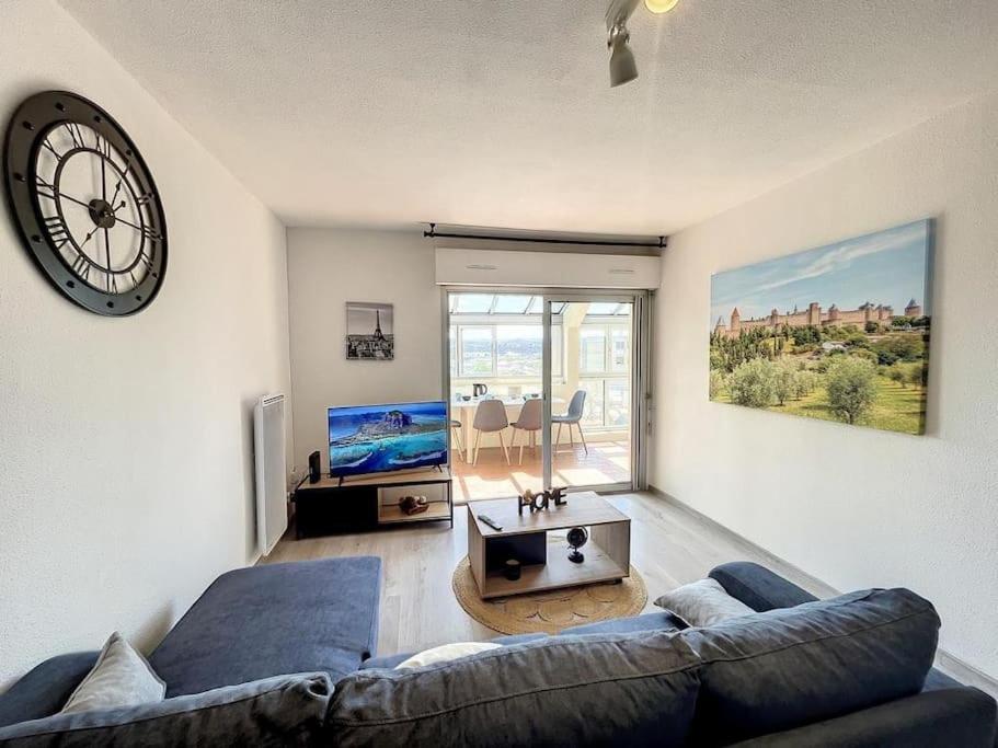 Le Panoramique - Sublime Vue Sur La Cite Apartment การ์กาซอน ภายนอก รูปภาพ