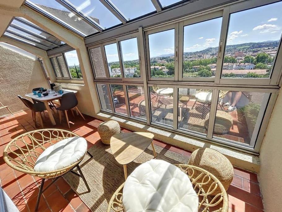 Le Panoramique - Sublime Vue Sur La Cite Apartment การ์กาซอน ภายนอก รูปภาพ